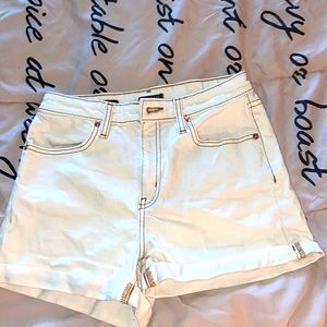 Wild Fable - white jean shorts